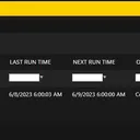 How to use the scheduled tasks via control panel