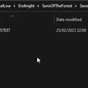 Uploading your Sons Of The Forest save to your server