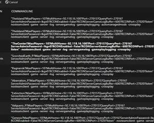 Switching map or DLC on your ARK Server