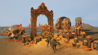 Soulmask Bone Bash Update on 22 October: Día de Muertos Storyline, Carved Stone and Homecoming Revelry